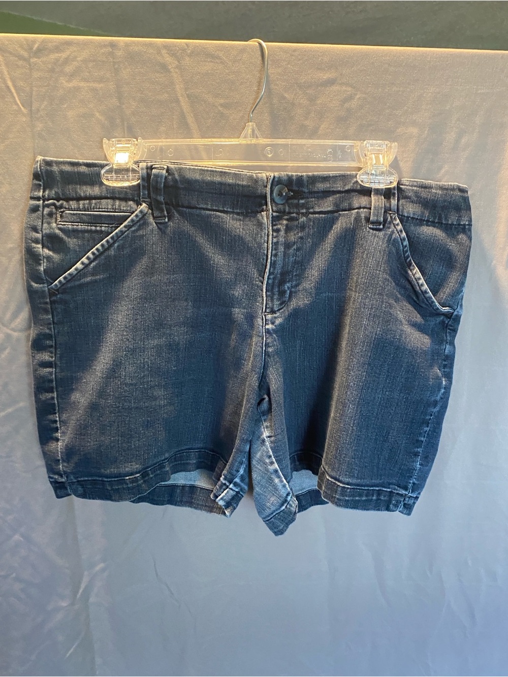 Lee Women's Dark Blue Denim Shorts